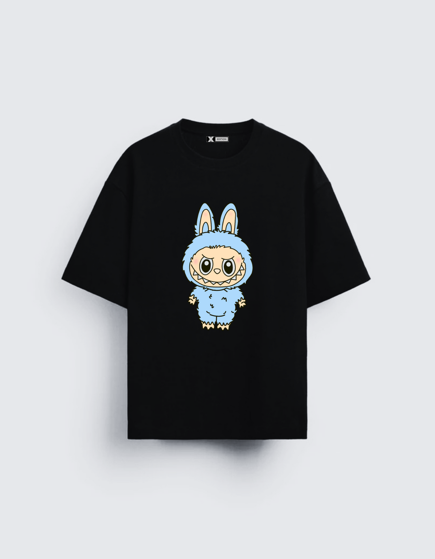 Blue Labubu Oversized T-shirt