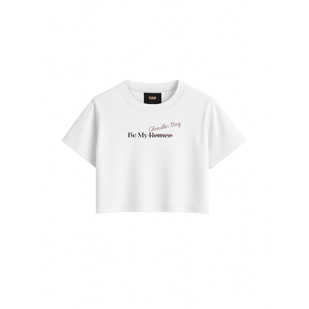 Be My Chandler Bing Crop T-Shirt