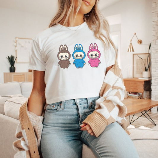Tri Lububu Crop Top T-Shirt